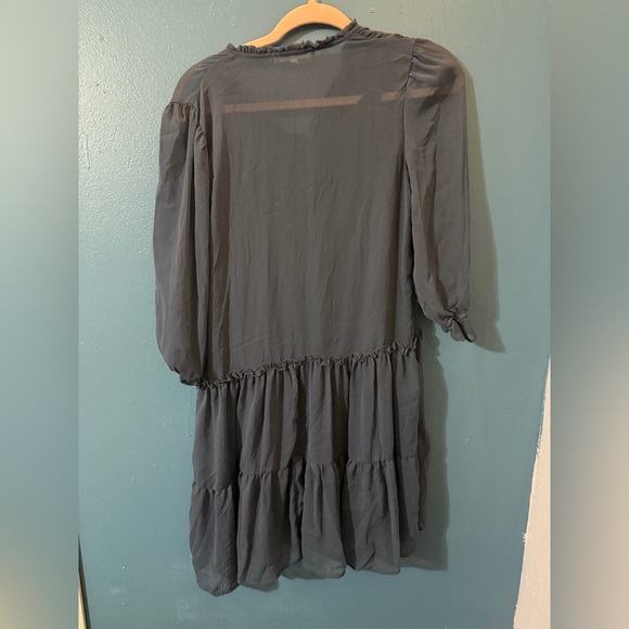 Rewind Blue Ruffled Garment - Picture 2 of 3